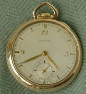 Longines open face pocket watch circa 1938